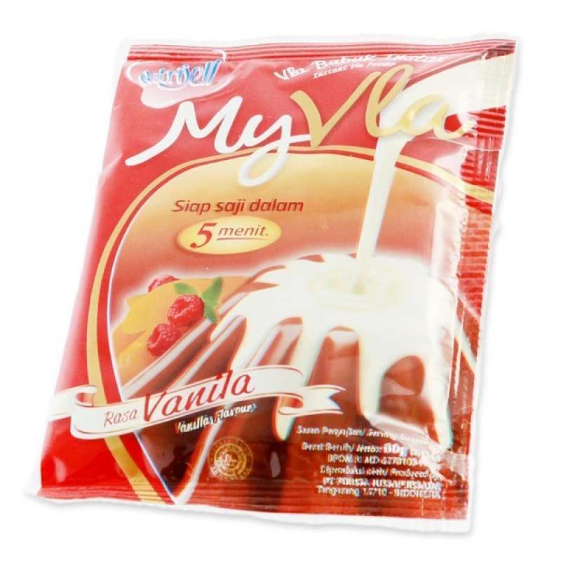 Jual Nutrijell My Vla Bubuk Fla Rasa Vanila 60g Nutri Jell Myvla Instant Vanilla Fla Powder Terbaru Juni 2021 Blibli