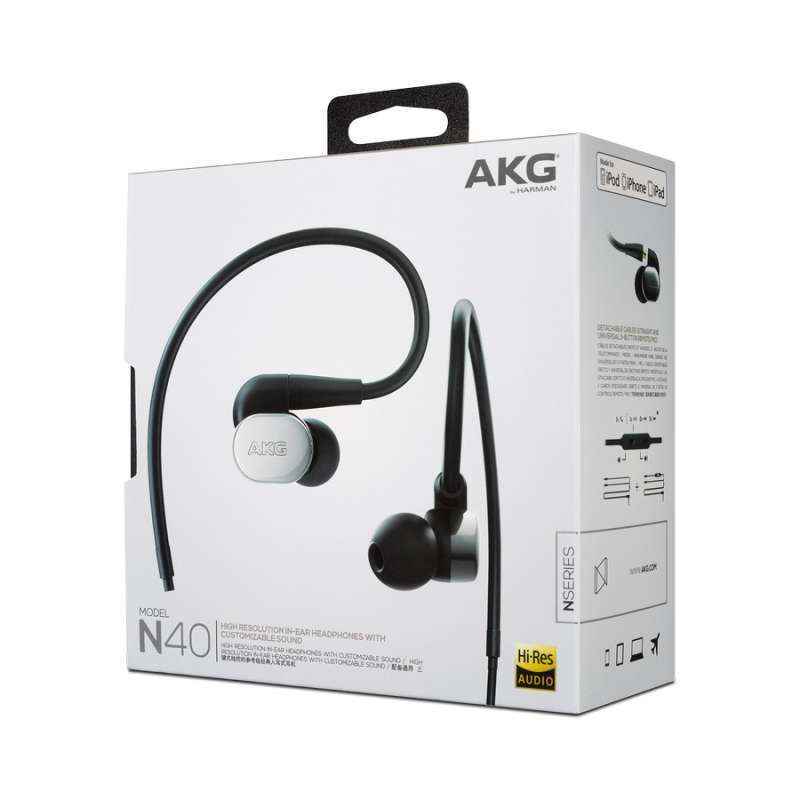 AKG N40 Hi Res In Ear Headphones With Customizable Sound Original Garansi Resmi PT IMS 1 Tahun