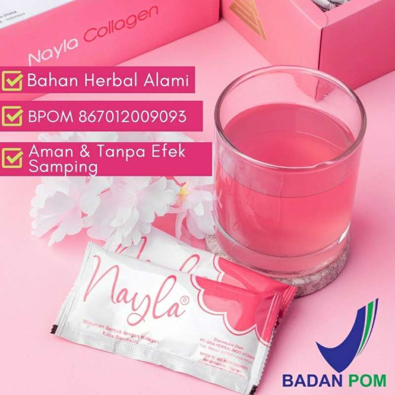 Jual Nayla Kolagen Minuman Kolagen Mencerahkan Wajah Dan Kulit Bpom Di Seller Nissabeautystore Kota Yogyakarta Di Yogyakarta Blibli