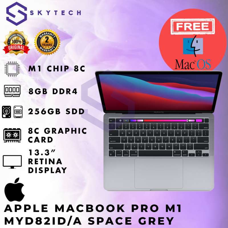 laptop apple macbook pro m1 8gb ssd 256gb myd82id a 8 gb ssd 256 gb