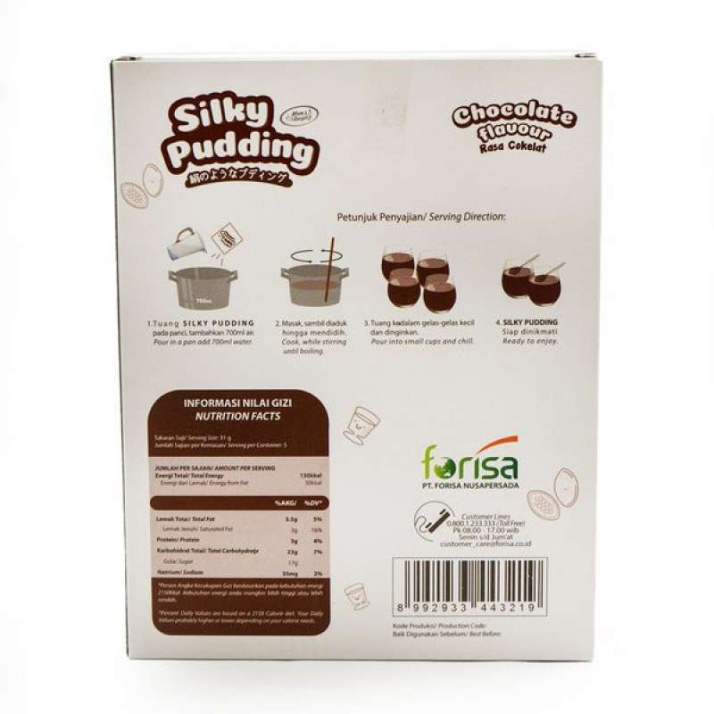 Promo SILKY PUDDING Chocolate Pudding Premix 155g - Moms ...