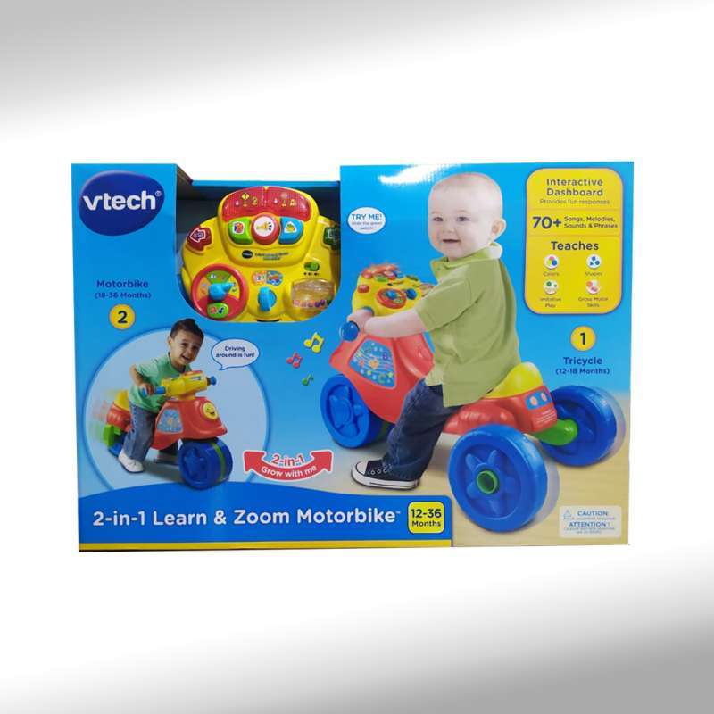 Vtech learn shop and zoom motorbike