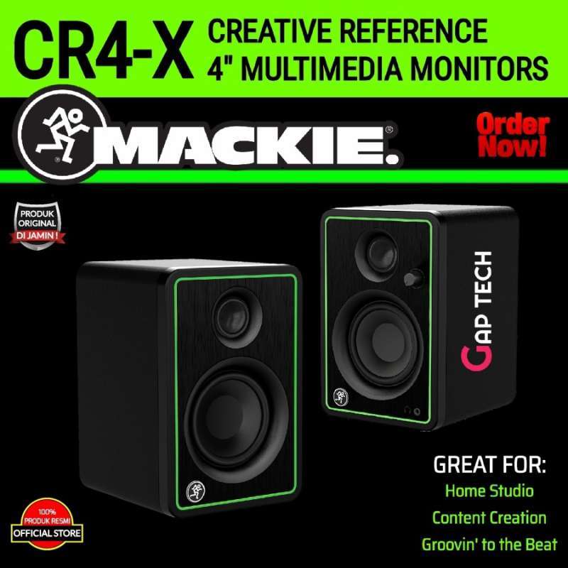 Promo Mackie Cr4-x Reference Multimedia Monitors Speakers