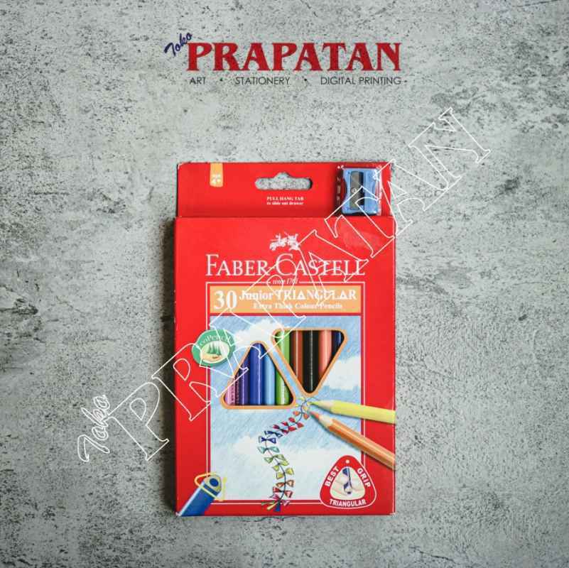 Jual Pensil Warna Faber Castell Junior Triangular 30 Warna Di Seller Toko Prapatan Kota Jakarta Timur Dki Jakarta Blibli