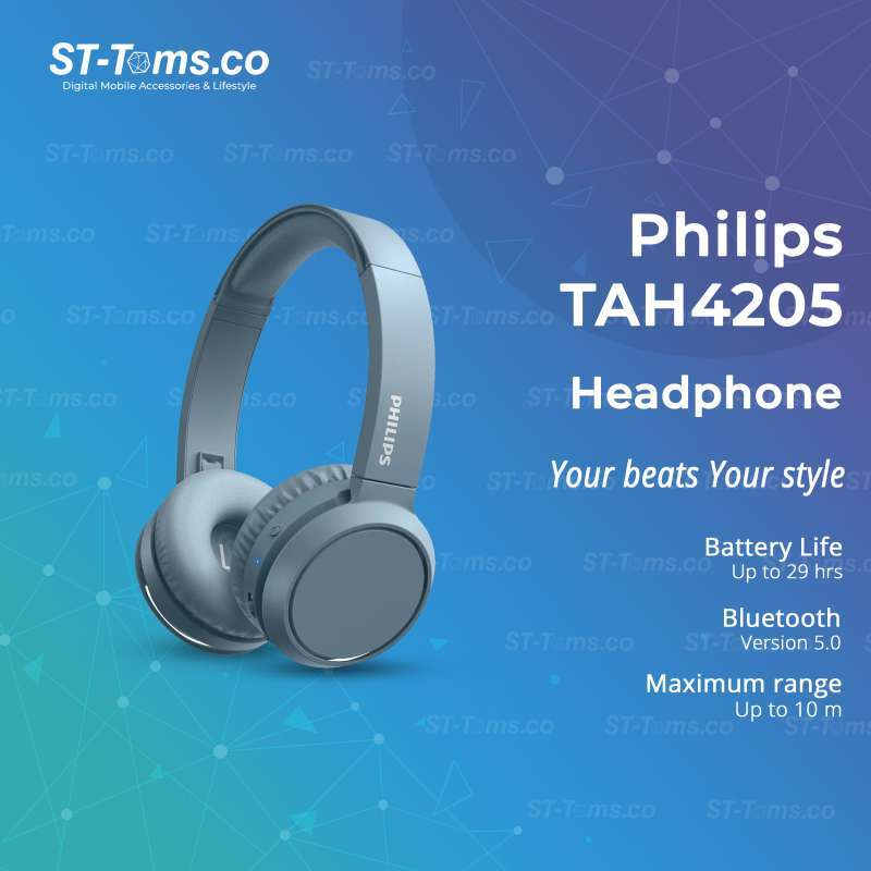 Jual Philips TAH4205 On-ear Wireless 