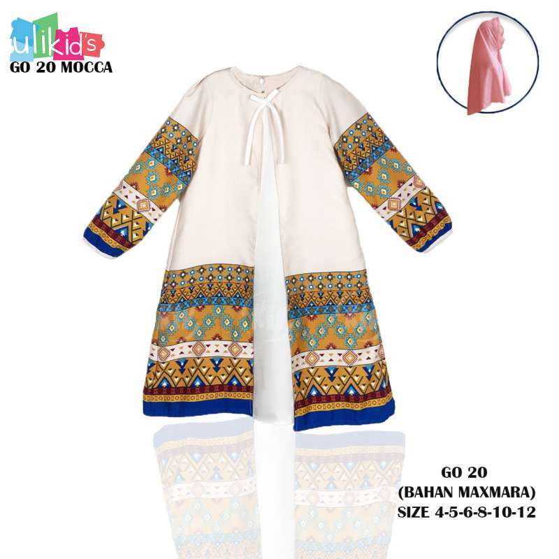 Jual Ulikids Gamis Anak Perempuan Motif Batik Nusantara Pita Bahan Maxmara Premium Free Jilbab Murah Mei 2021 Blibli