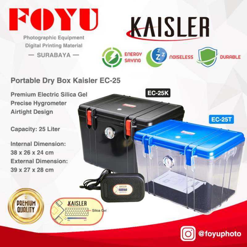 Portable Dry Box With Electric Silica Gel Kaisler EC-25 - FoyuPhoto