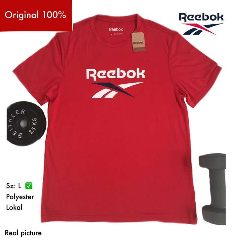 Jual Kaos Olahraga Reebok Tshirt Baju Olahraga Pria Reebok