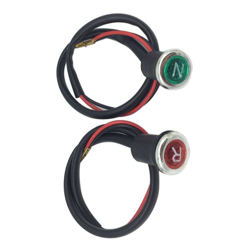 Car Truck LED Indicator Light Lamp Motorcycle Red Green Indicator Light Reverse and Neutral Gear Shifter Indicator Light Indicator Light 