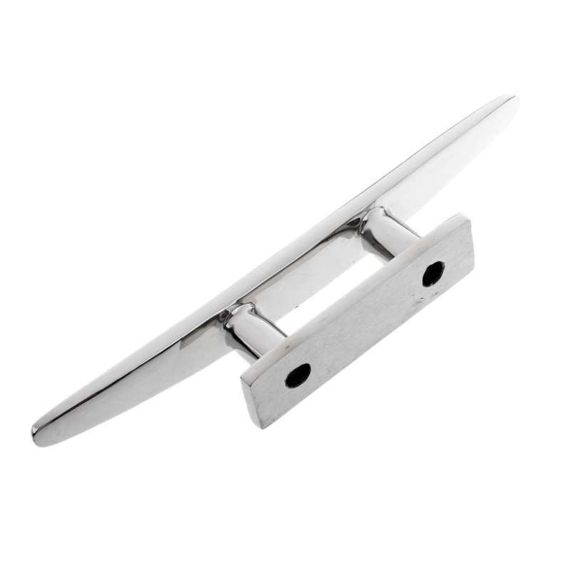 2Pcs 8" Marine Boat Yacht Flat Top Cleat 316 Stainless Steel Deck Hardware 