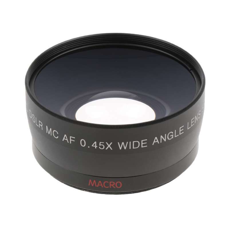 58mm 0 45x wide angle macro lens for canon dslr 1100d 500d rebel t1i t2i t3