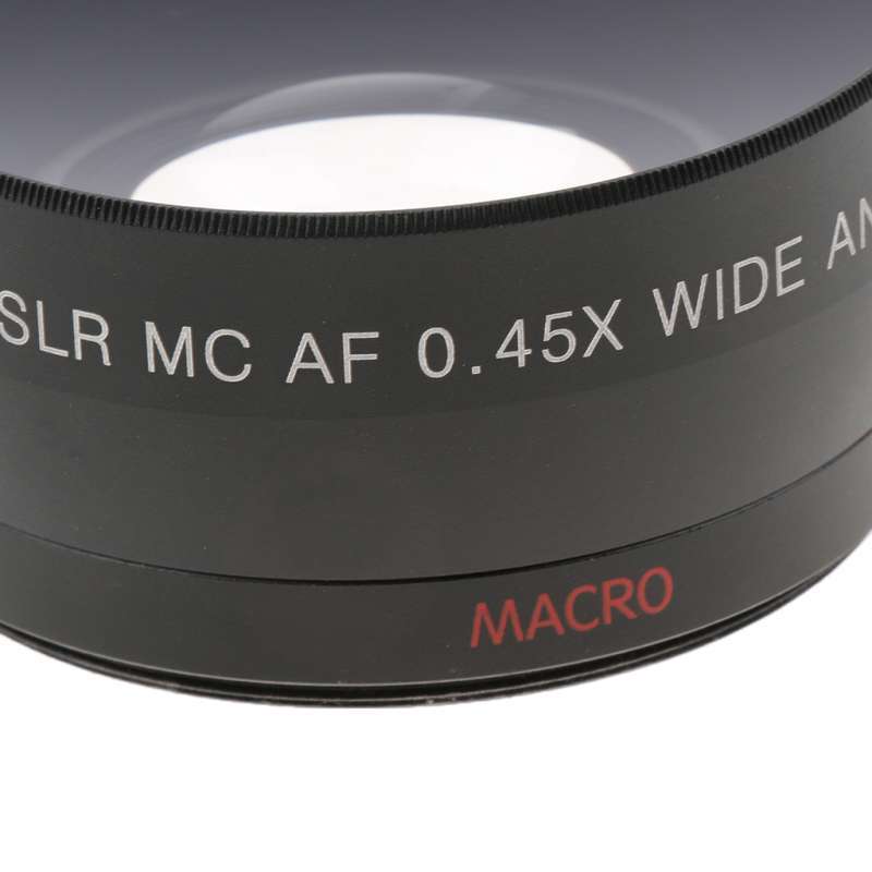 58mm 0 45x wide angle macro lens for canon dslr 1100d 500d rebel t1i t2i t3
