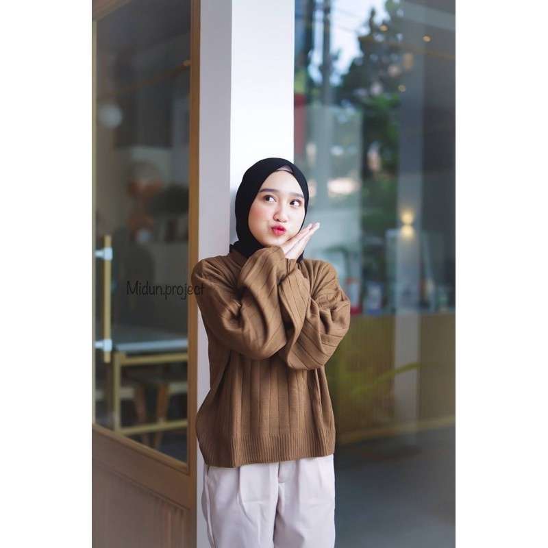 Jual Fashion Wanita Muslim Terbaru Balloon Crop Turtle Pakaian Wanita Kekinian Baju Hangat Baju Korea Style Murah Mei 2021 Blibli