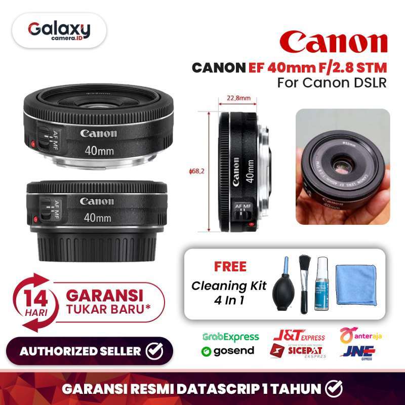 Jual Lensa Canon Ef 40mm Stm Di Seller Galaxy Camera