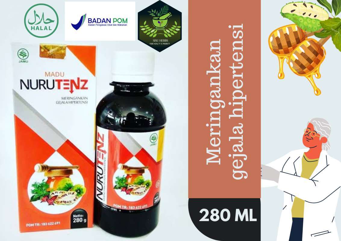 Jual Madu Nurutenz Solusi Hipertensi Menurunkan Tekanan Darah Tinggi Dan Kolesterol Jahat Terbaru Juli 2021 Blibli