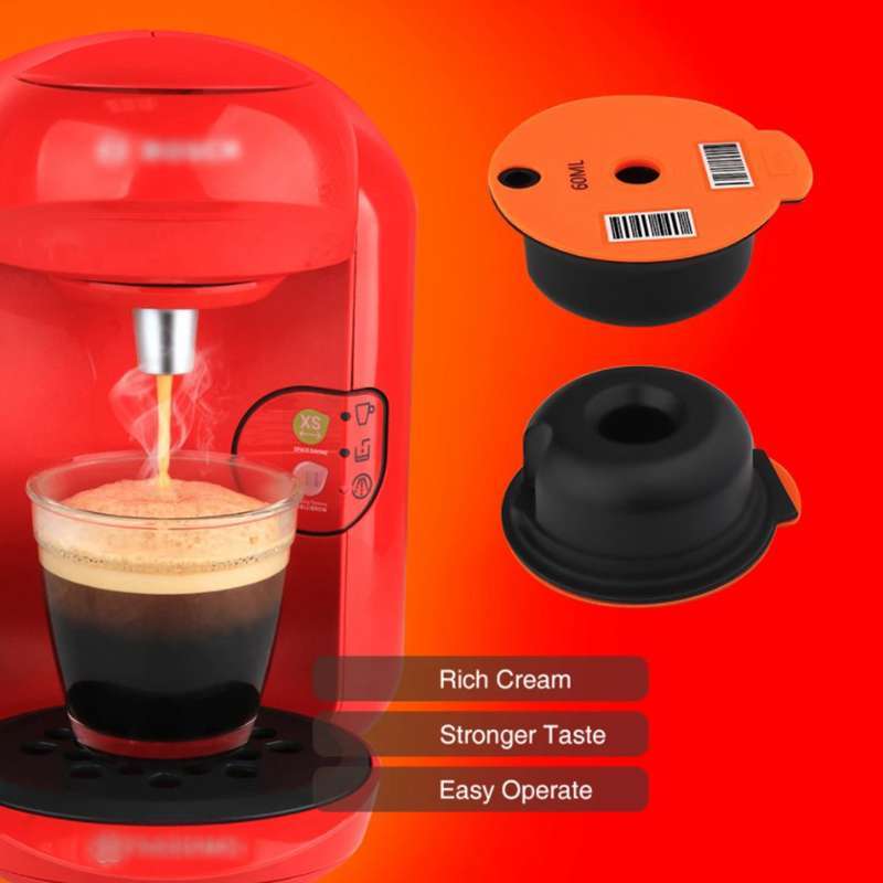 Promo 2x Reusable Coffee Capsule Pods 