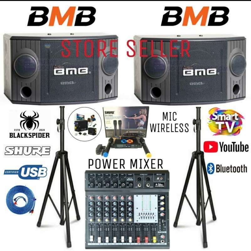 Jual Promo. Paket Karaoke Bass Suara Terbaik Pakai Mixer