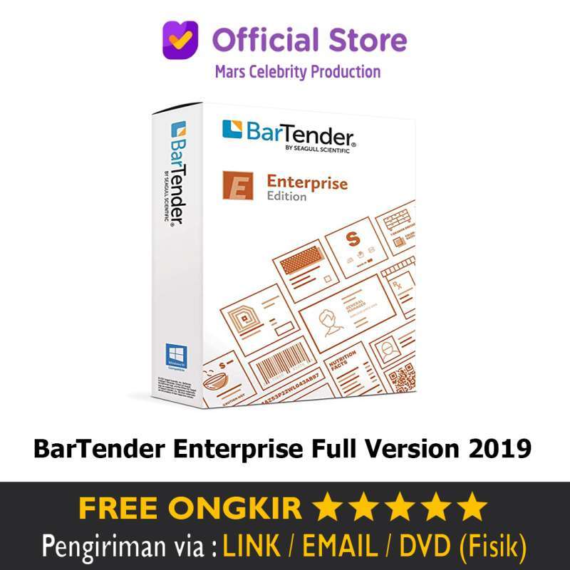 Software BarTender Enterprise 2019 Full Version - Perancang Label Barcode  Tag RFID Bar Tender