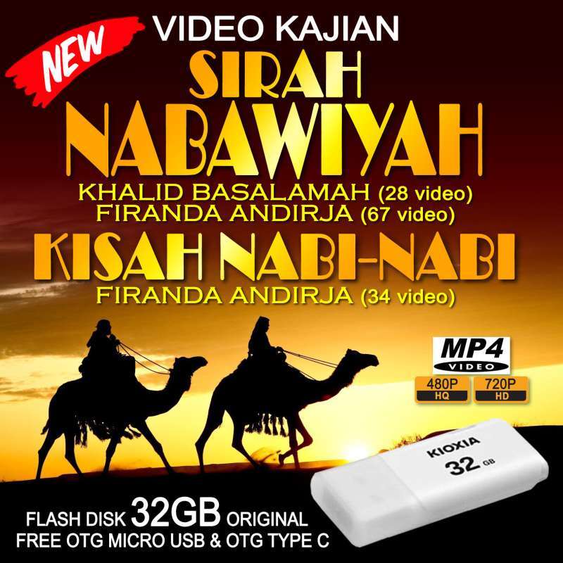 Jual Video Sirah Nabawiyah Kisah Para Nabi Flashdisk Edukasi Islam Ceramah Kajian Sunnah Kioxia 32gb Murah Mei 2021 Blibli