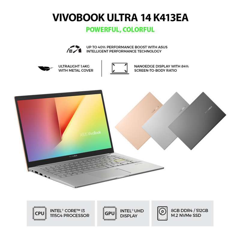 Vivobook Ultra 14 K413 Asus Vivobook K413ea Jual K413ea-am351ts