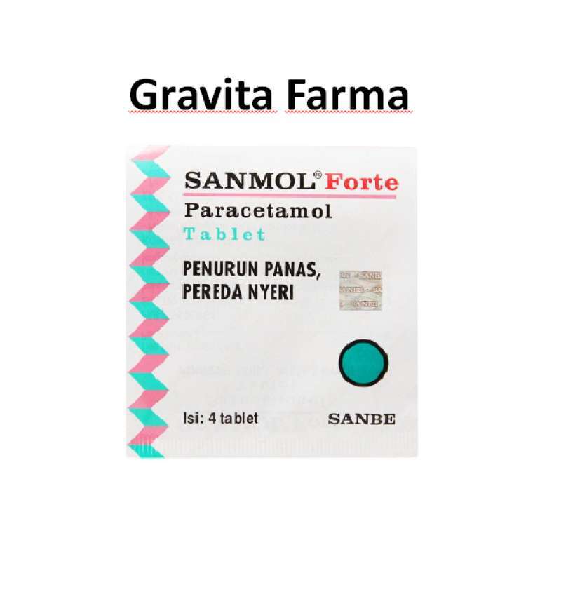 sanmol forte tablet isi 4