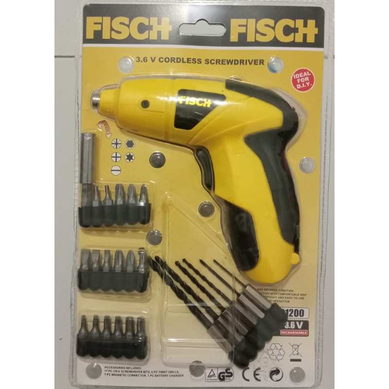 Fisch clearance cordless screwdriver