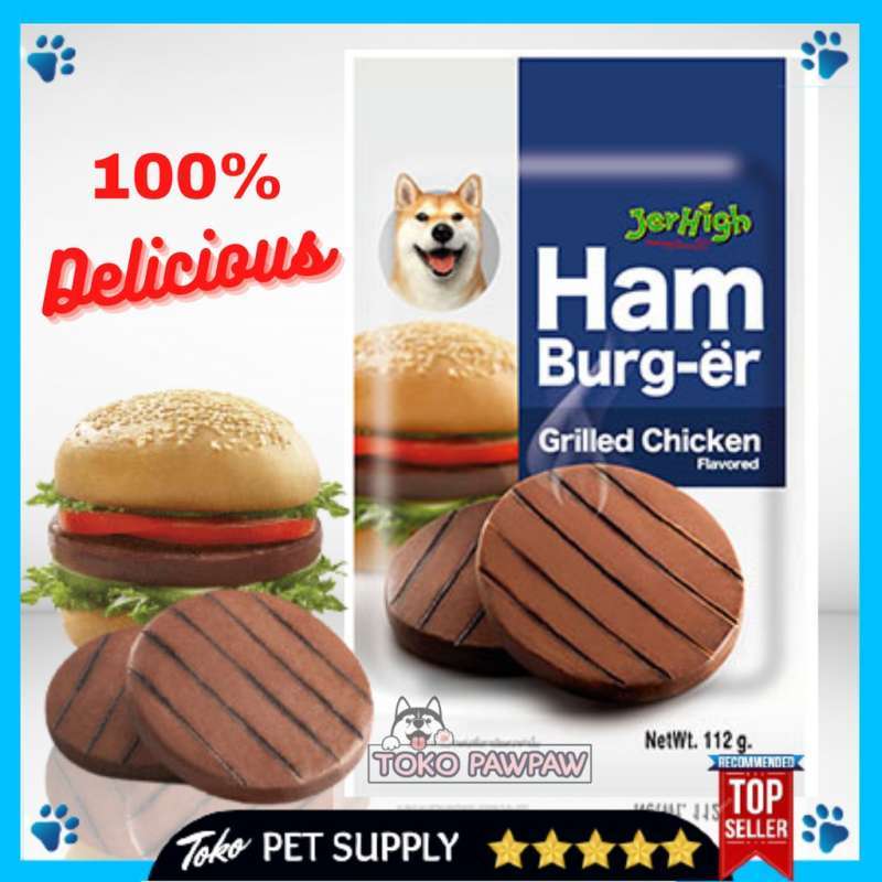 Promo Dog Food Makanan Anjing Snack Anjing Dog Snack Jerhigh Ham Burger Grilled Chicken Dogfood Dog Treat Di Seller Toko Pawpaw Kab Sleman Di Yogyakarta Blibli