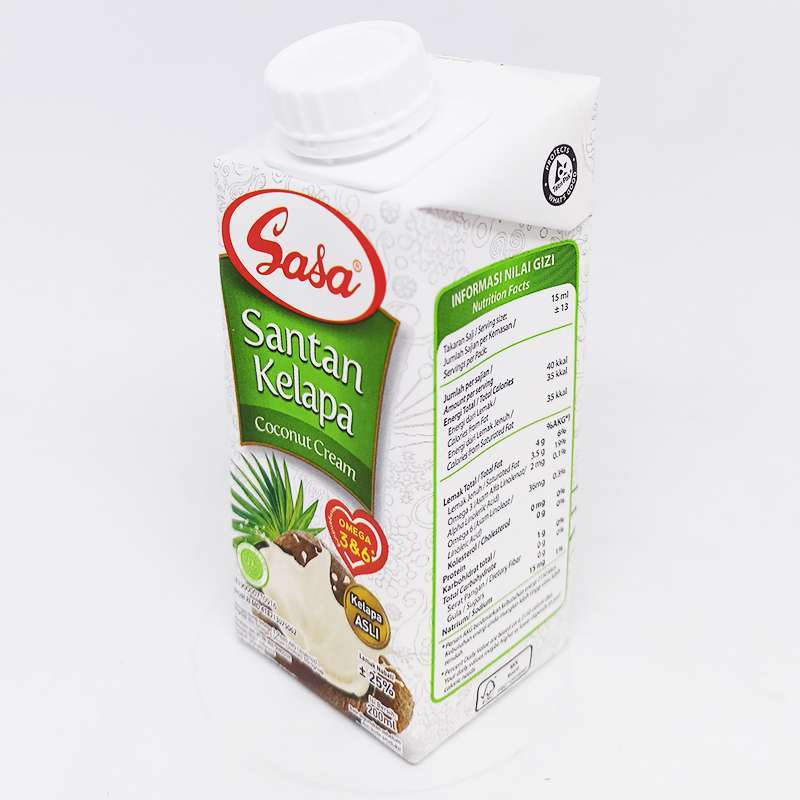 Jual SASA SANTAN KELAPA CAIR 200 ML / COCONUT CREAM di Seller ...