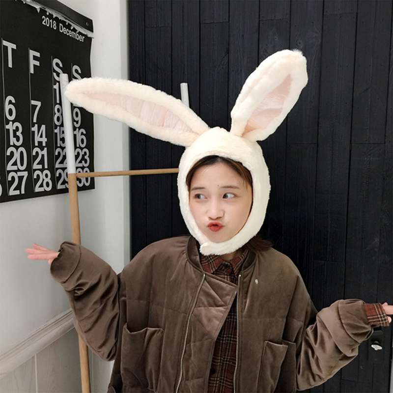 Promo Bluelans Women Bunny Ears Hat 