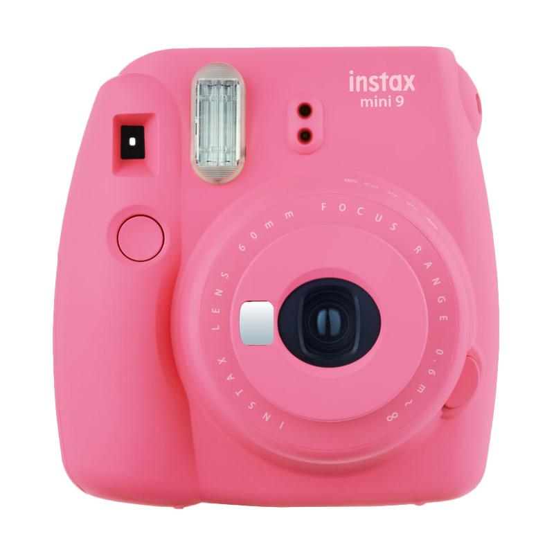 Fujifilm instax mini 9 Instant Film Camera - Flamingo Pink+FREE Paper 1Pack