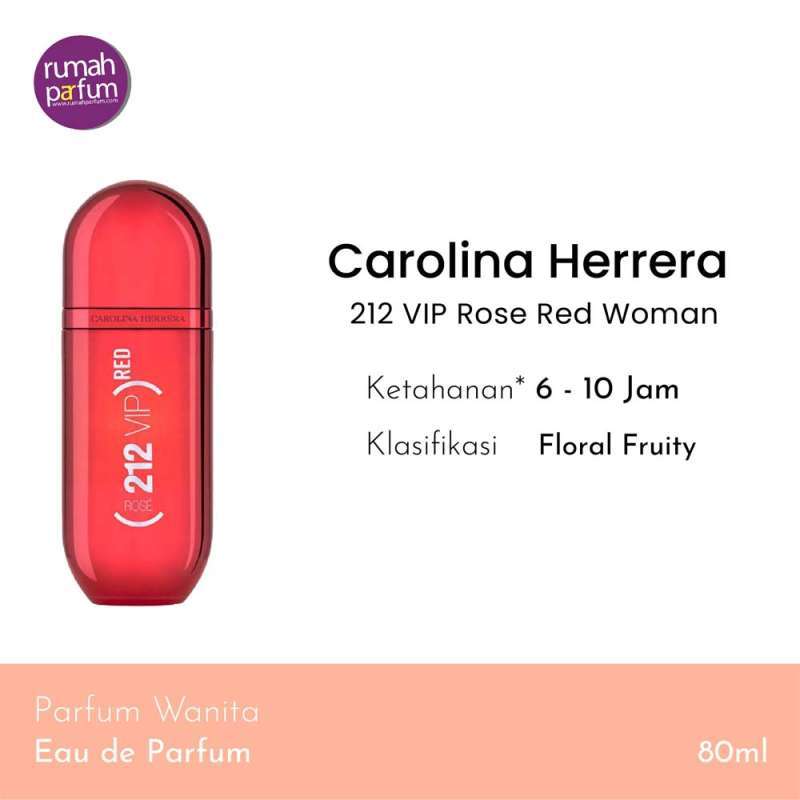 Promo Carolina Herrera 212 VIP Rose Red 