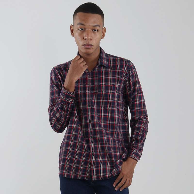 Promo Edwin Jeans Flannel Shirt Rezvan 