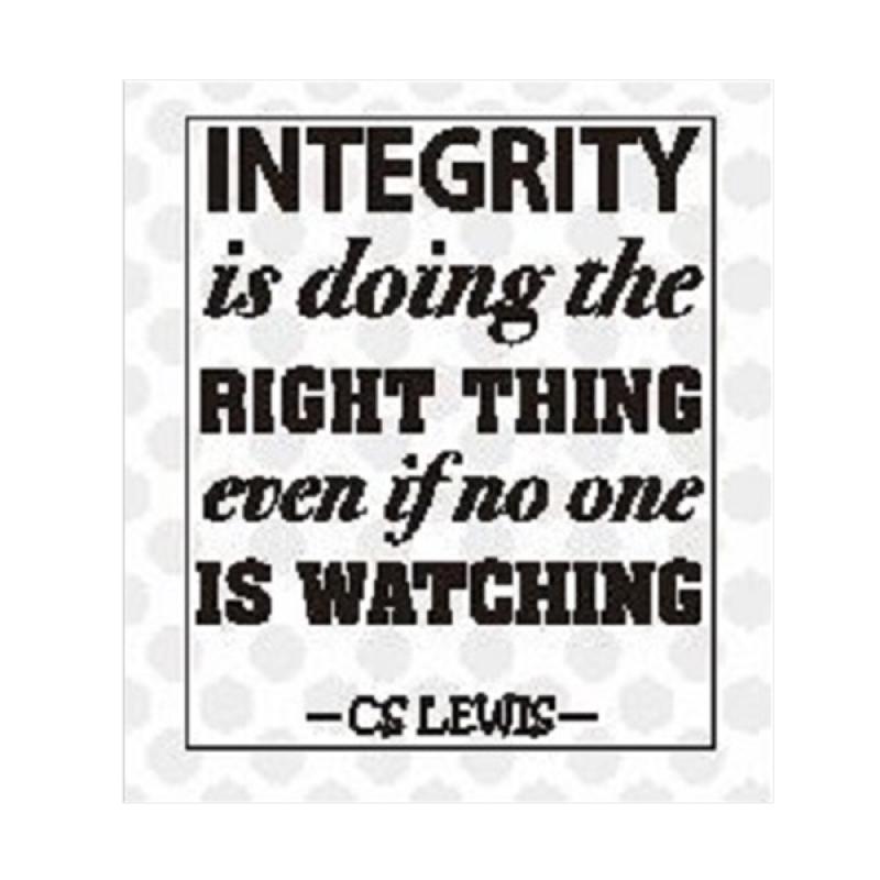 Jual Oem Quotes Integrity Office Wall Sticker Dekorasi Dinding Ruang Kantor Terbaru Juni 2021 Blibli