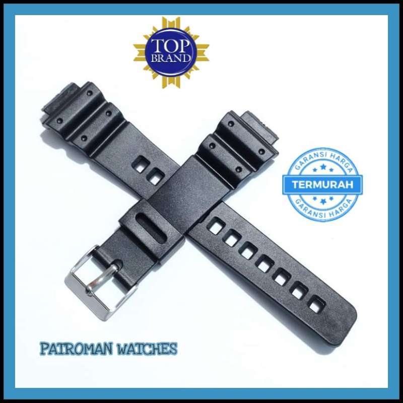 Promo STRAP TALI JAM TANGAN SKMEI 1304 RUBBER HITAM OEM Diskon 30
