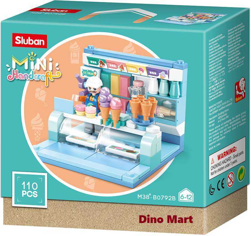 Jual Lego Sluban Mini Handcraft Toko Es Krim M38 B0792B di Seller