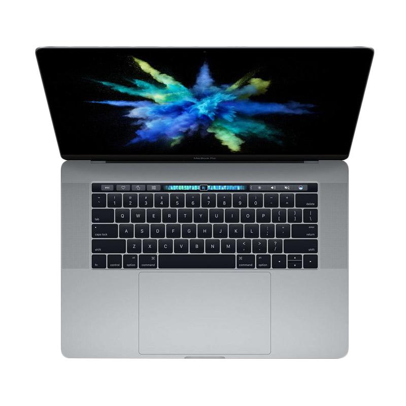 Apple Macbook Pro MPTR2 2017 New Notebook - Space Grey [15"/RAM 16GB/SSD 256GB/Quad Core i7/Touchbar]