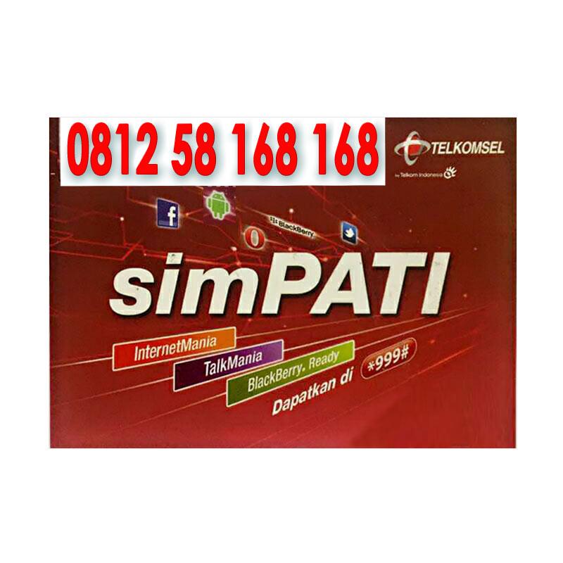 Telkomsel Simpati Hoki Nomor Cantik 0812 58 168 168 Kartu Perdana