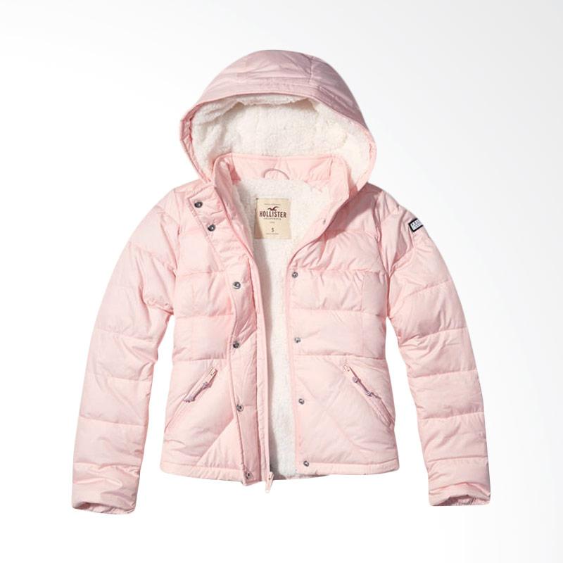 hollister sherpa lined puffer parka
