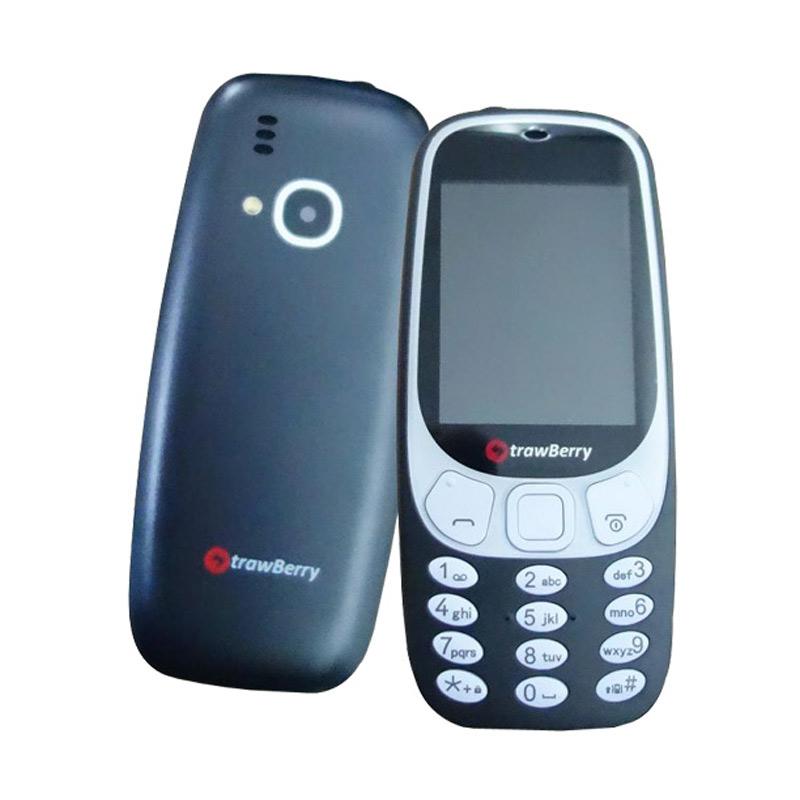 Strawberry ST 3310 Maroko Candybar Handphone - Blue [Dual SIM]