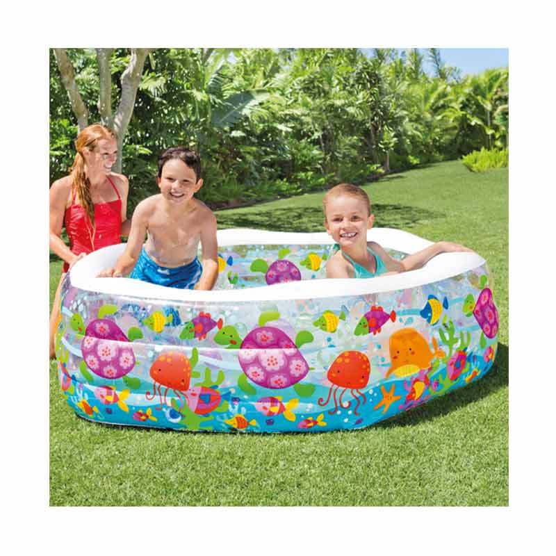 Jual Intex 56493np Ocean Reef Kolam Renang Portable White Online Oktober 2020 Blibli Com