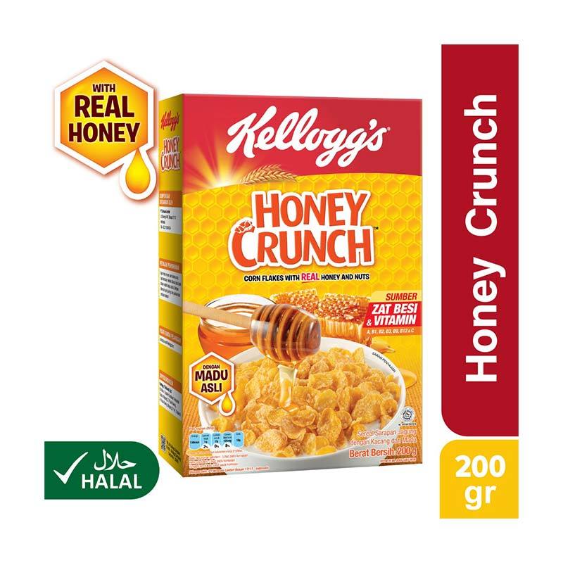 Jual Whs Kellogg S Corn Flakes Honey Crunch Sereal 0 G Terbaru Juli 21 Blibli