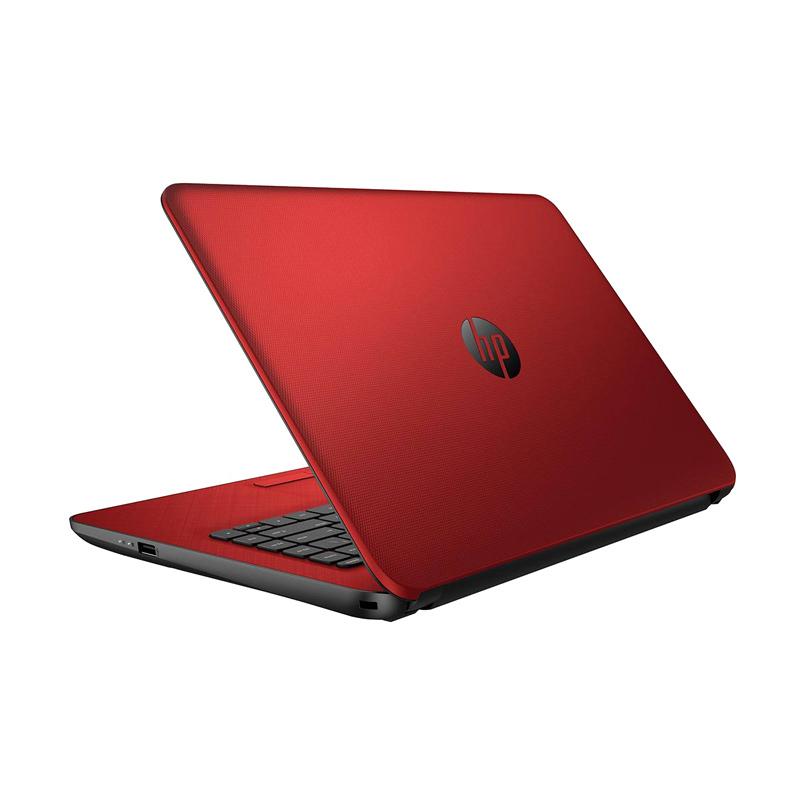HP 14-BS 001 TU Notebook - Red [Intel 3060 1.6 GHZ/ 4GB/ 500GB/ DVDRW/ 14 Inch/ VGA Intel/ DOS]