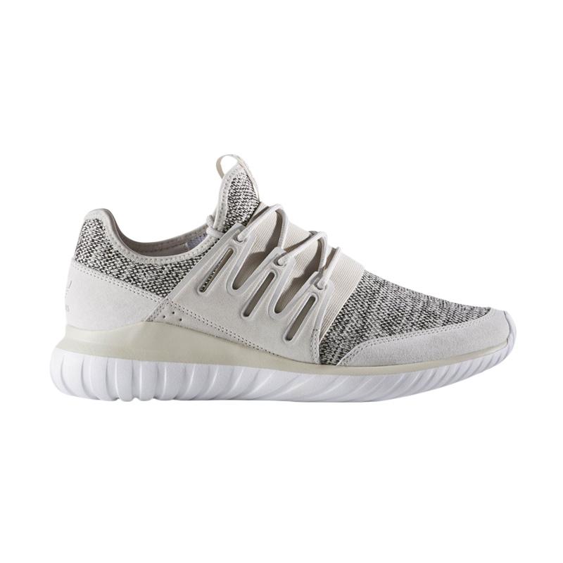 harga adidas Men Originals Tubular Radial Sepatu Olahraga Pria - Tan Clear Brown White (BB2395
