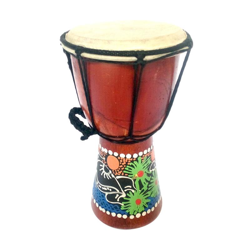 Jual Central Kerajinan Pajangan Miniatur Alat Musik Jimbe Coklat 15x10x10 Cm Online Januari 2021 Blibli