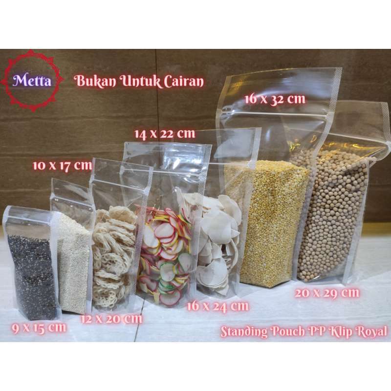 Ukuran pouch store