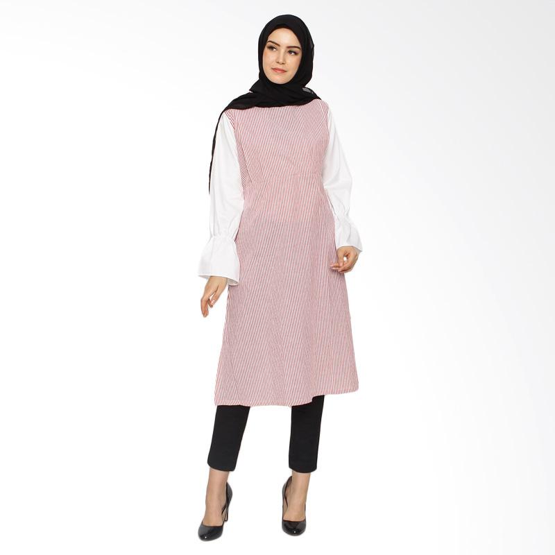... Spek Harga Just Mom ND102 Baju Menyusui Nadhiva Red Terbaru