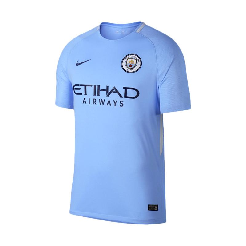 Jual Bawor Distro 86 Man City Home 2017 2018 Jersey Sepak Bola Pria Blue Turqoise Online September 2020 Blibli Com