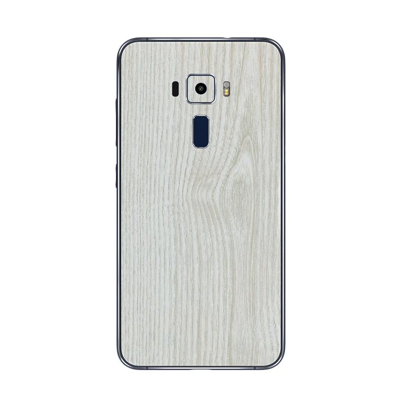 Harga Jual 9Skin Premium White Wood Skin Protector for Asus Zenfone 3 5.5 Inch ZE522KL [