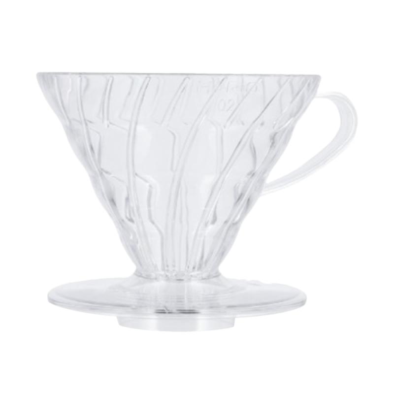 Promo Hario V60 Plastic Dripper - Clear 