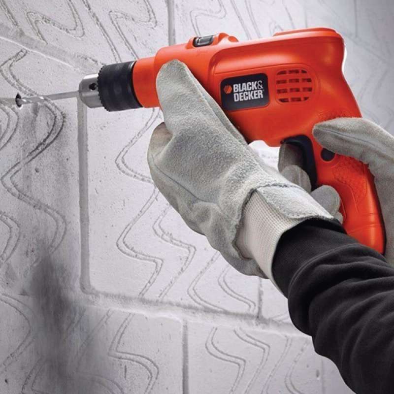 Black Decker TP555 B1 Hammer Drill Variable Speed 10 mm 550 W